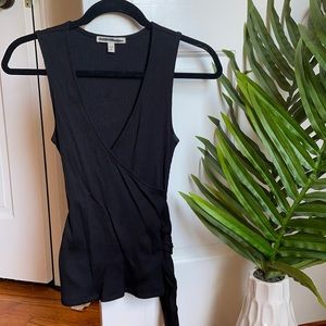 Black tie waist top from Express